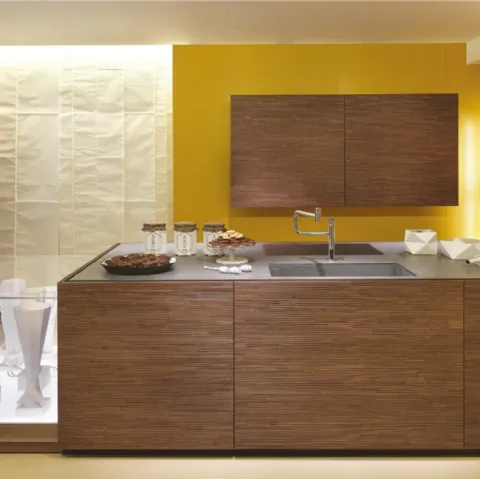 Cucina Design in legno scolpito Bellagio 02 di Laura Meroni