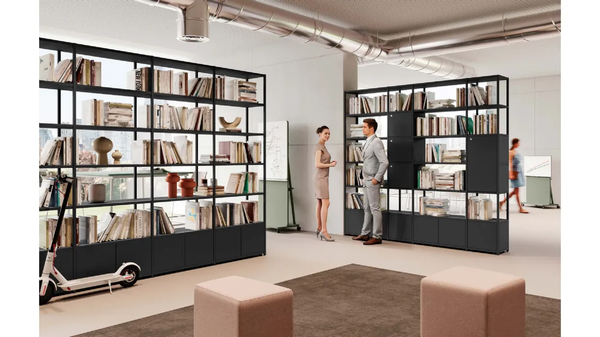 Libreria Cubo Smart di Las Mobili